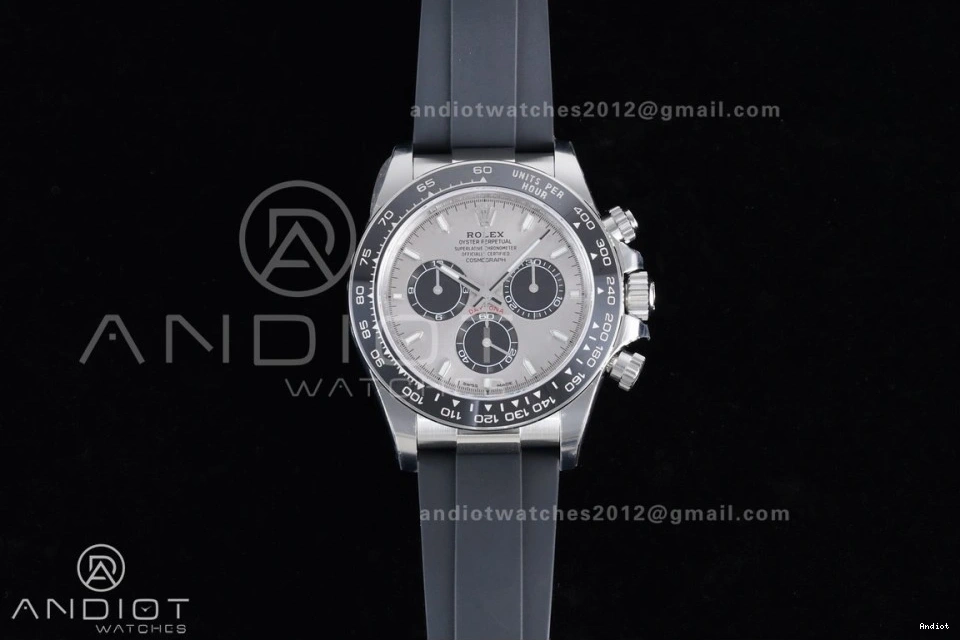 on Black 126519 Dial Edition VS4131 (Weighted) Strap V2 Daytona Best Gray 1:1 VSF Oysterflex 0119